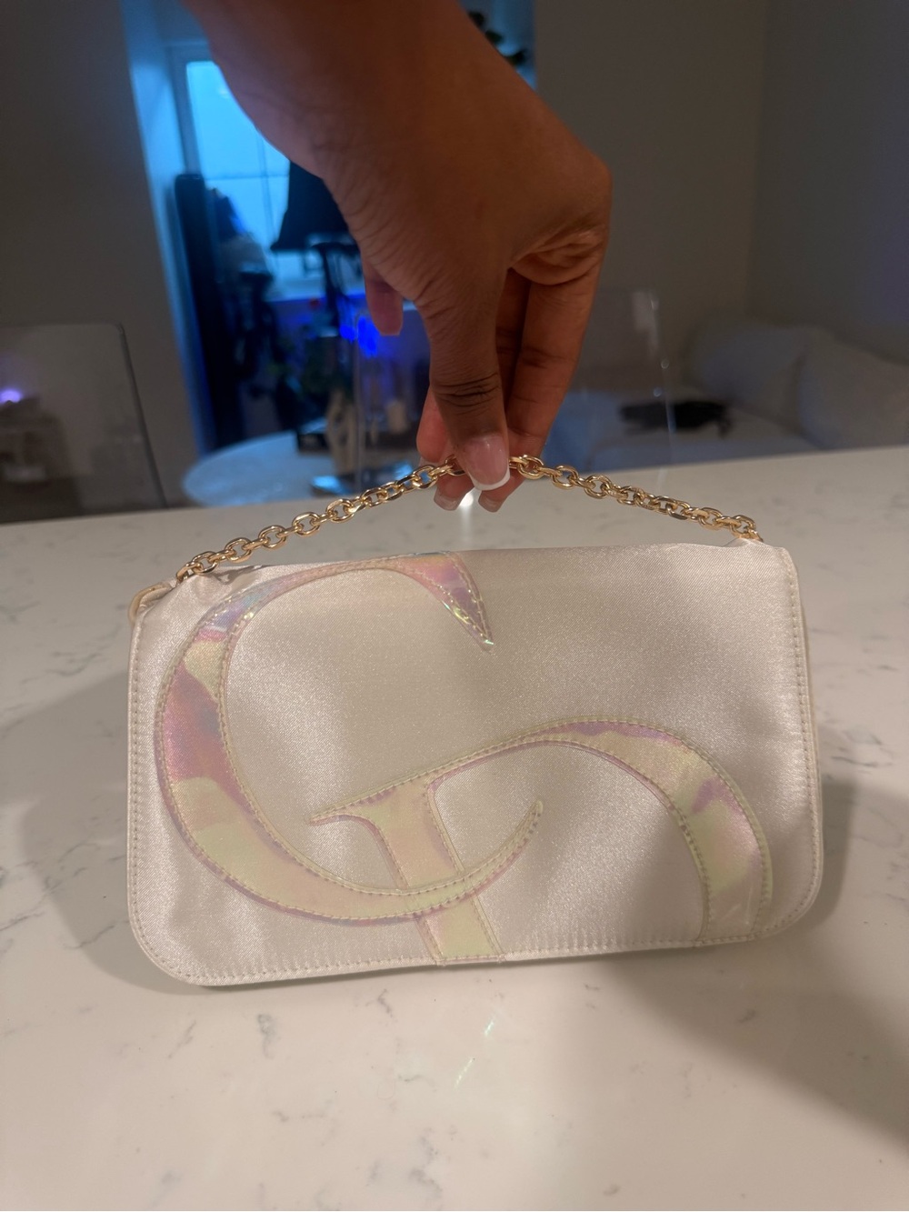 Y2K Christian Dior Iridescent Vintage Clutch Hand Bag